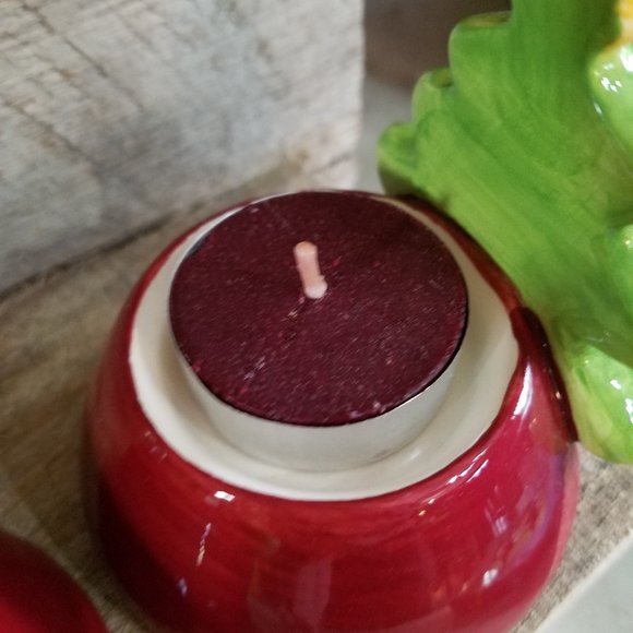 Christmas Tree Ceramic Votive Candle Holder, Christmas Tea Light, Gift for Mom - Picture 10 of 15